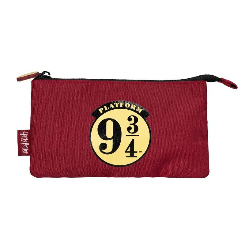 Harry Potter Platform 9 3/4 Astuccio Triplo Nerdscape da Collezione con 3 Scomparti e Zip Multipla Nerdscape