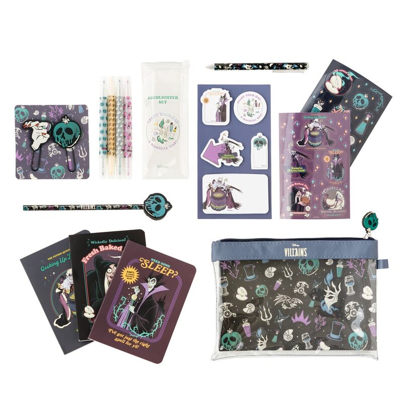 Disney Villains stationery kit Nerdscape