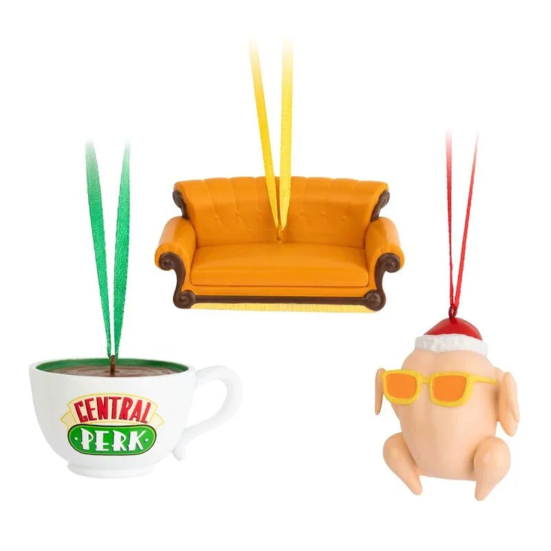 Friends Set 3 Christmas ornaments Nerdscape