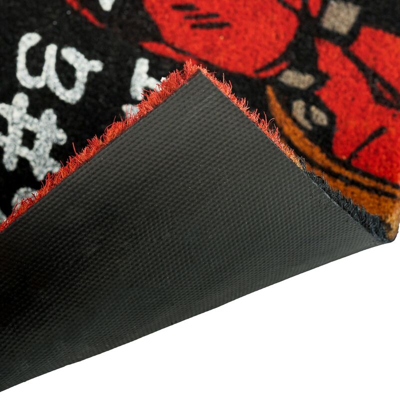 Marvel Deadpool Doormat 60x40cm in Coconut Fibre with Non-Slip PVC Base - Nerdscape Nerdscape