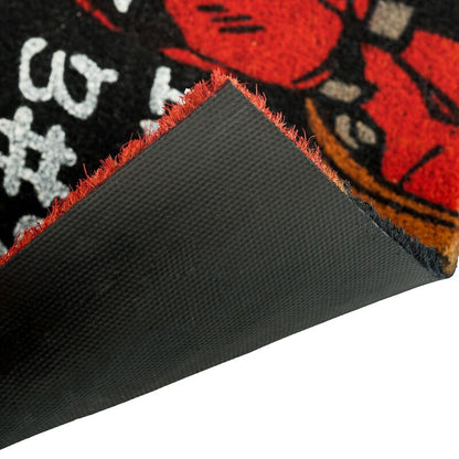 Marvel Deadpool Doormat 60x40cm in Coconut Fibre with Non-Slip PVC Base - Nerdscape Nerdscape