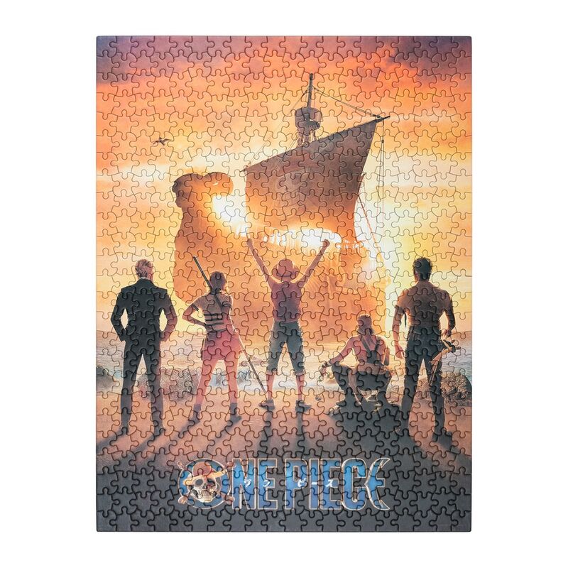 One Piece Straw Hat Pirates Puzzle 500pcs – Vertical 61x45.7cm with Guide – Nerdscape Nerdscape