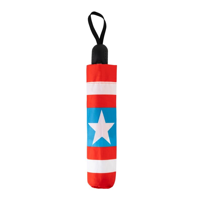 Marvel Captain America Ombrello Automatico Pieghevole con Apertura Automatica - Nerdscape Nerdscape