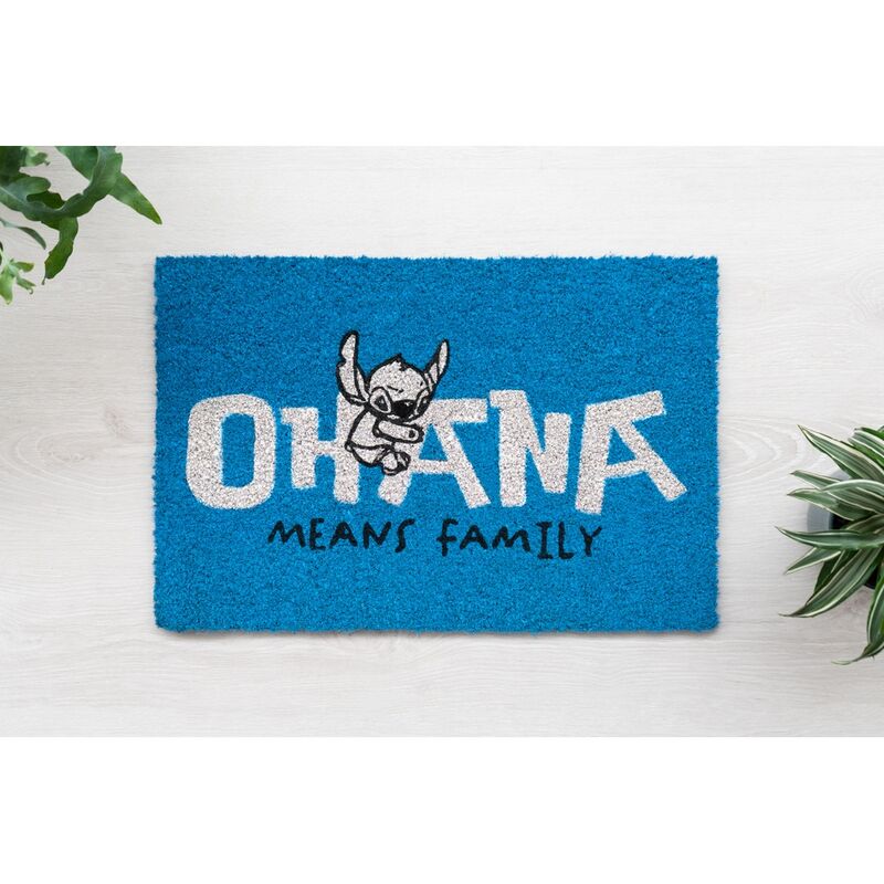 Disney Stitch Ohana doormat Nerdscape