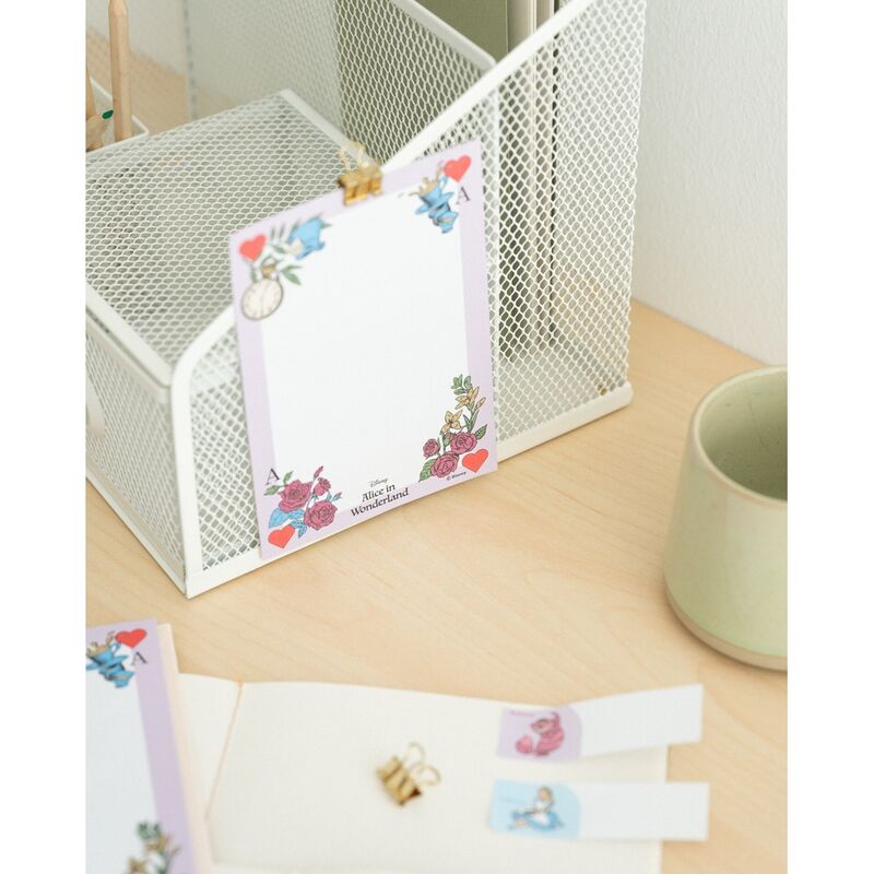 Disney Alice in Wonderland Sticky notes notebook Nerdscape