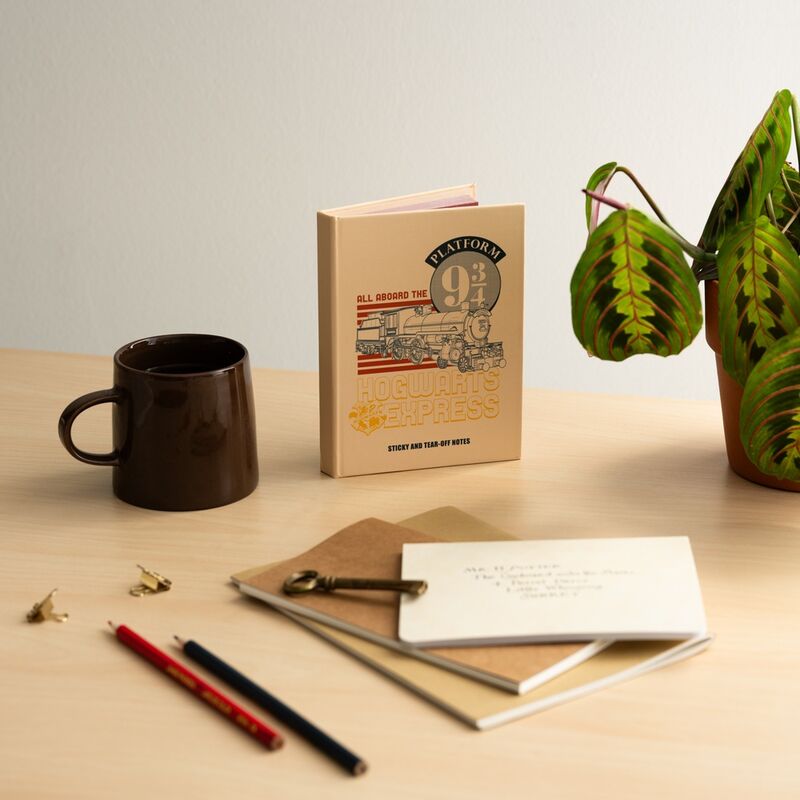 Harry Potter Platform 9 3/4 Sticky notes notebook Nerdscape
