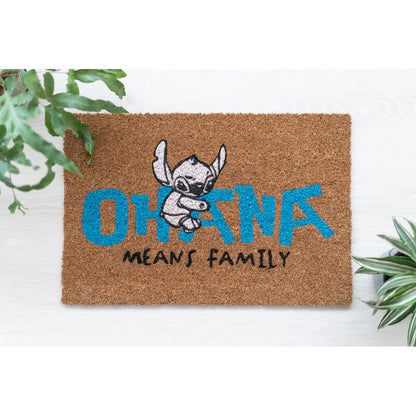 Disney Stitch Ohana doormat Nerdscape