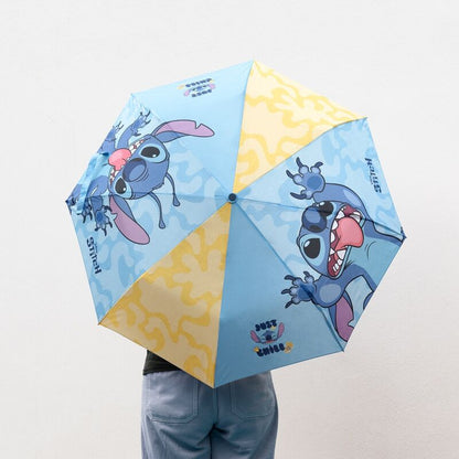 Disney Stitch Ombrello Automatico Pieghevole Foodie con Apertura Automatica - Nerdscape Nerdscape