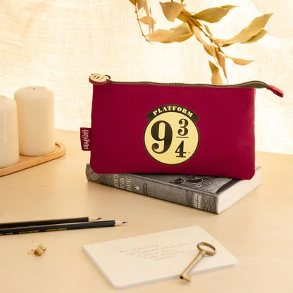Harry Potter Platform 9 3/4 Astuccio Triplo Nerdscape da Collezione con 3 Scomparti e Zip Multipla Nerdscape