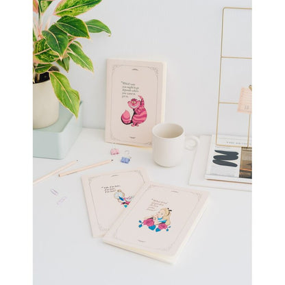 Disney Alice in Wonderland pack 3 A5 notebooks Nerdscape