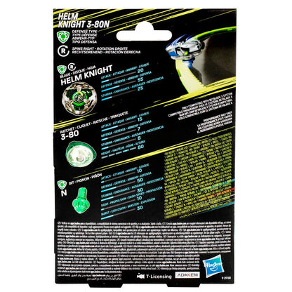 BeybladeX Helm Knight Starter Pack - Figura da Collezione - Nerdscape Nerdscape