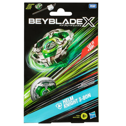 BeybladeX Helm Knight Starter Pack - Figura da Collezione - Nerdscape Nerdscape