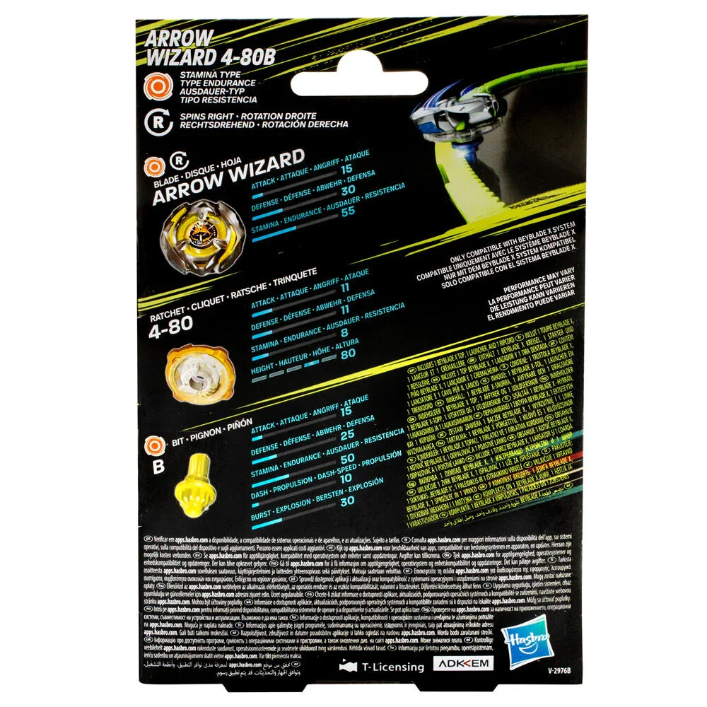 BeybladeX Arrow Wizard Starter Kit - Figura da Collezione - Nerdscape Nerdscape