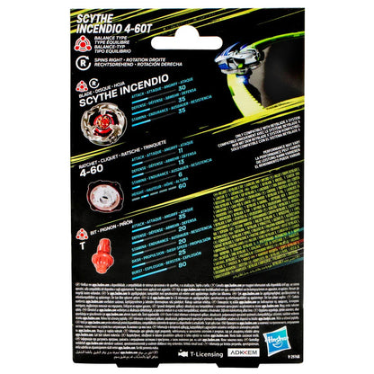 BeybladeX Scythe Incendio - Figura da Collezione - Nerdscape Nerdscape