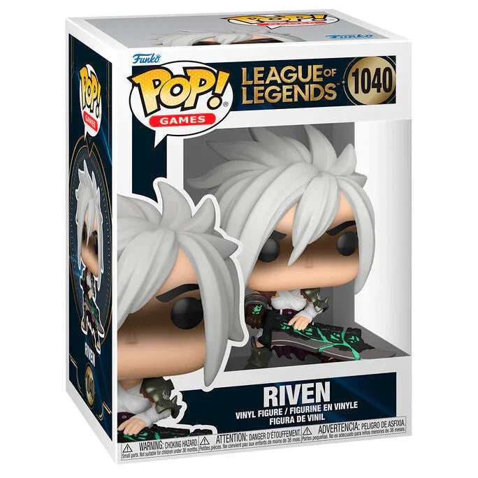 Funko Pop! League of Legends Riven - Figura da Collezione Vinyl Nerdscape