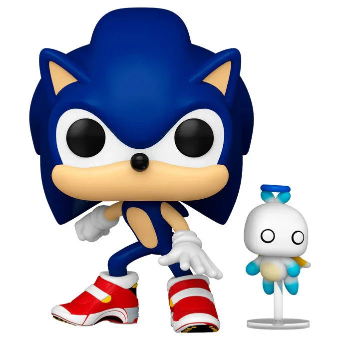 Funko Pop! Sonic The Hedgehog Sonic con Chao - Figura da Collezione Vinyl Nerdscape