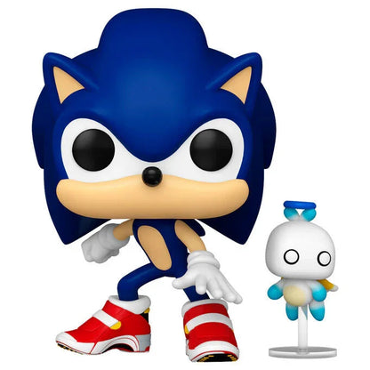 Funko Pop! Sonic The Hedgehog Sonic con Chao - Figura da Collezione Vinyl Nerdscape