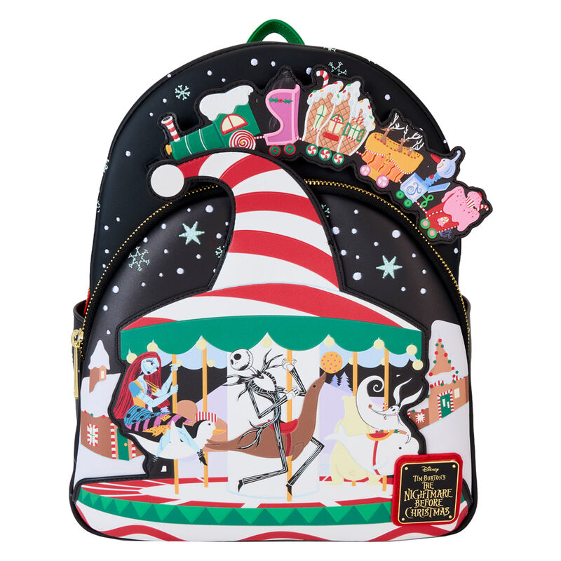 Loungefly Disney Nightmare Before Christmas Journey to Christmas Town backpack Nerdscape