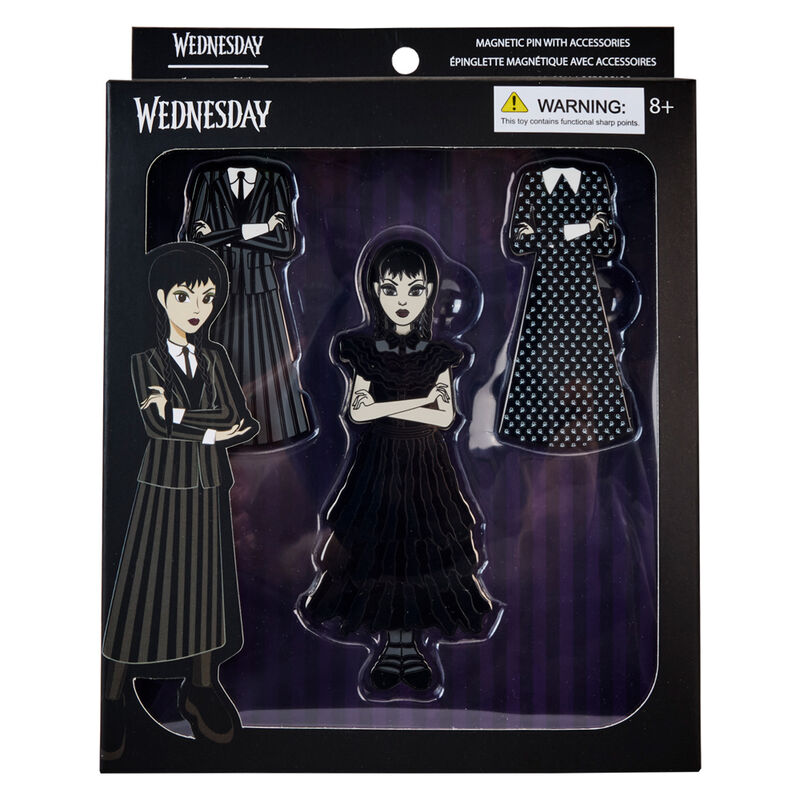 Loungefly Wednesday enamel pin Nerdscape