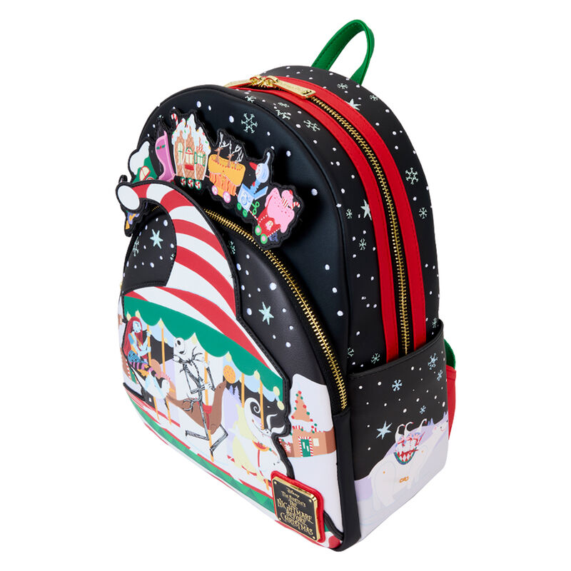 Loungefly Disney Nightmare Before Christmas Journey to Christmas Town backpack Nerdscape