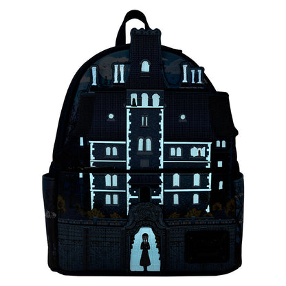 Loungefly Wednesday Nevermore Academy backpack Nerdscape