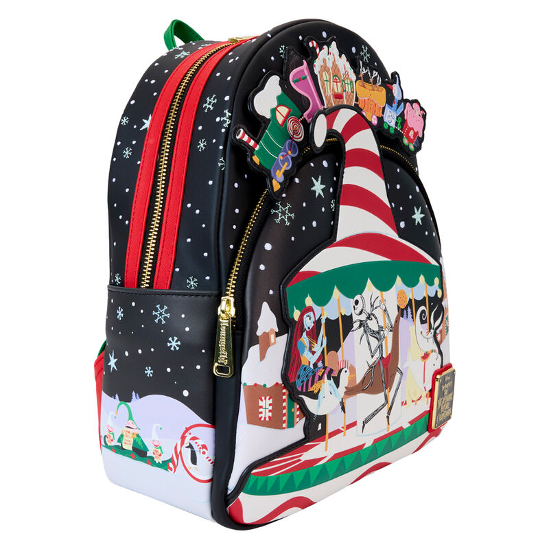 Loungefly Disney Nightmare Before Christmas Journey to Christmas Town backpack Nerdscape