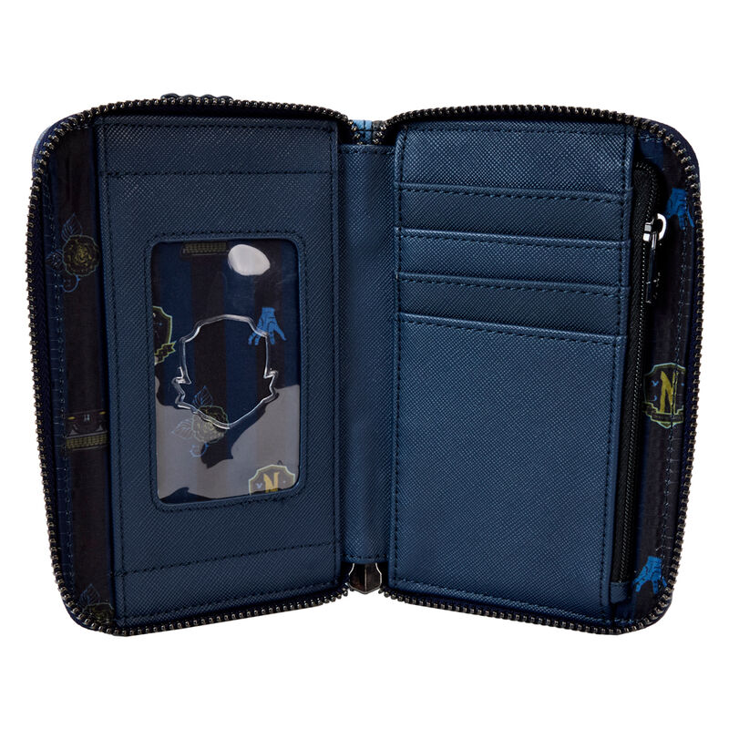 Loungefly Wednesday Nevermore Academy wallet Nerdscape