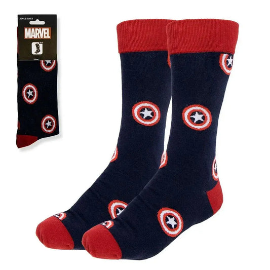 Marvel Captain America Avengers pack socks adult Nerdscape