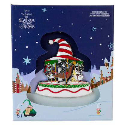 Loungefly Disney Nightmare Before Christmas Town Carousel enamel pin Nerdscape