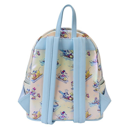 Loungefly Disney Mickey and Friends Winter Wonderland backpack + headband set 26cm Nerdscape