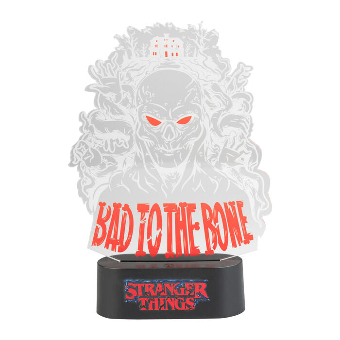 Stranger Things Bad To the Bone Led lamp Nerdscape