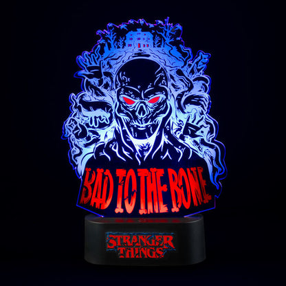 Stranger Things Bad To the Bone Led lamp Nerdscape