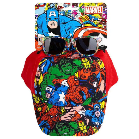 Marvel Avengers set cap + sunglasses Nerdscape