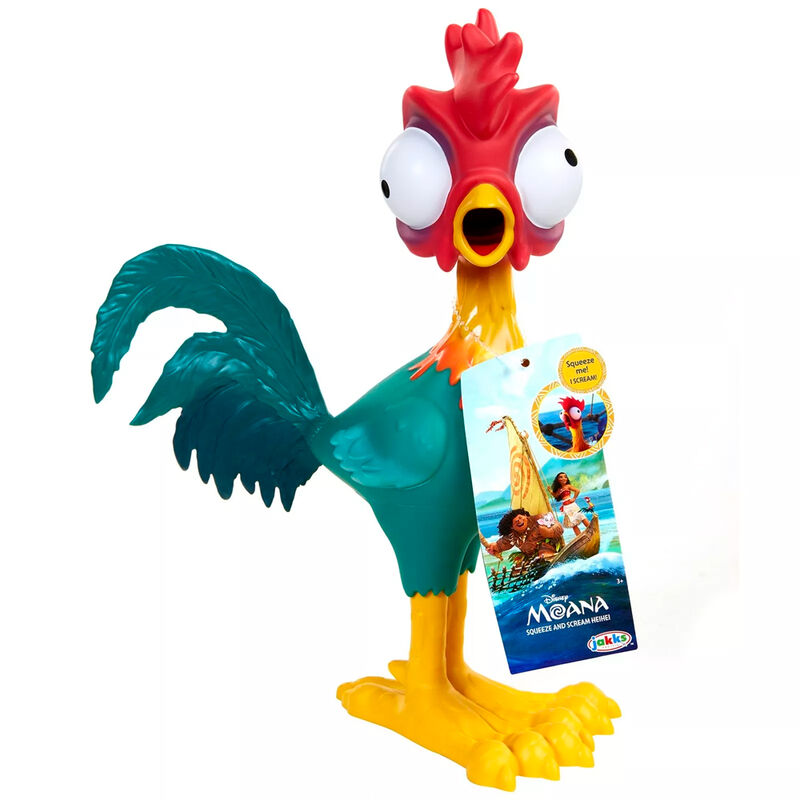 Disney Vaiana Moana 2 squeezes and screams Hei Hei doll Nerdscape