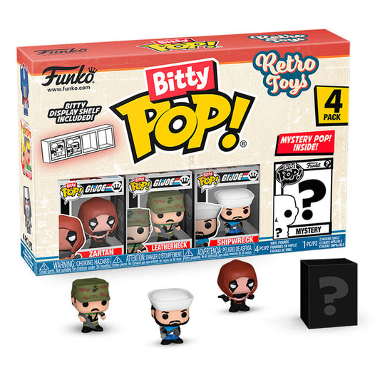 Blister de 4 figurines Bitty POP Gi Joe