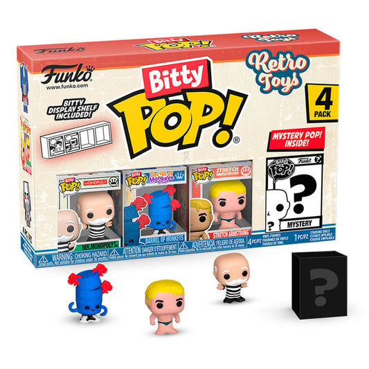 Blister de 4 figurines Bitty POP Monopoly