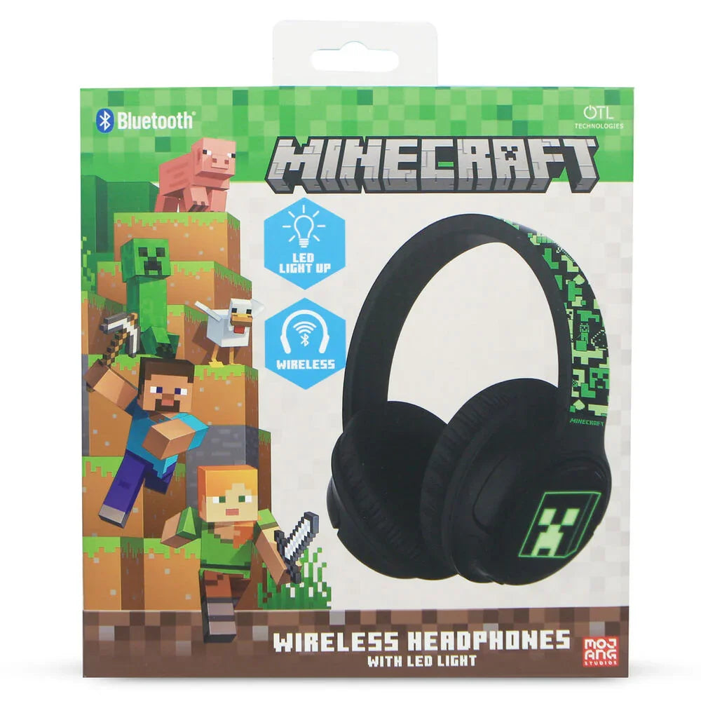 Minecraft wireless LED headphones Nerdscape