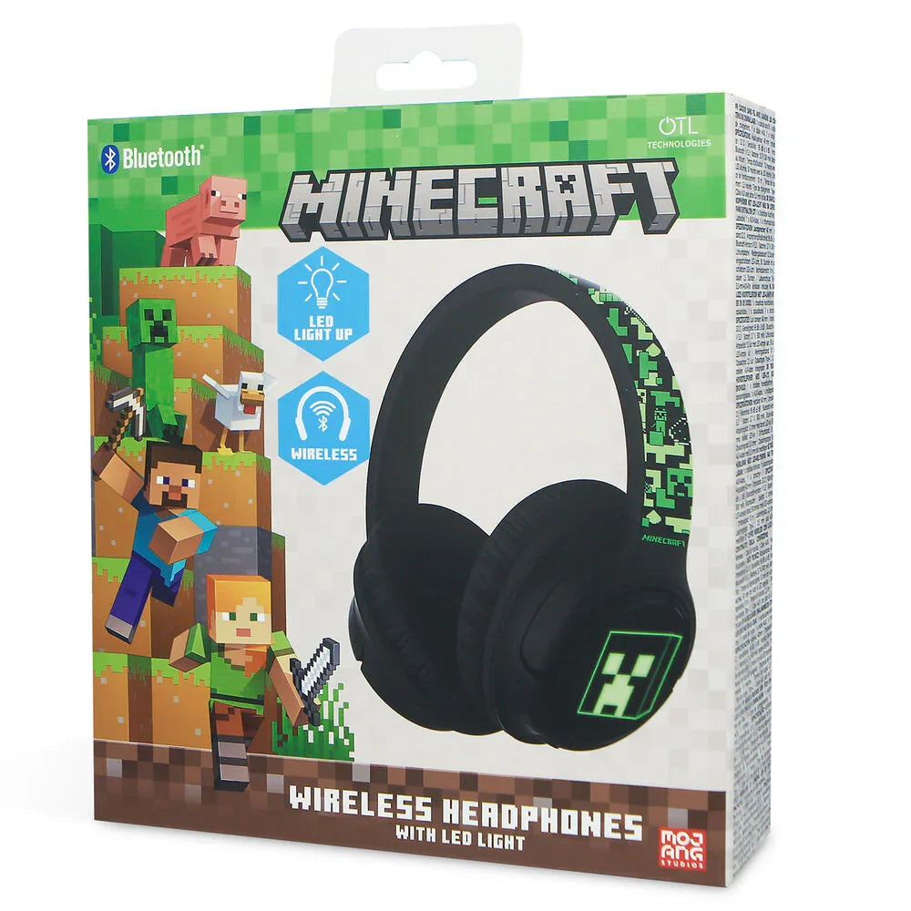 Minecraft wireless LED headphones Nerdscape