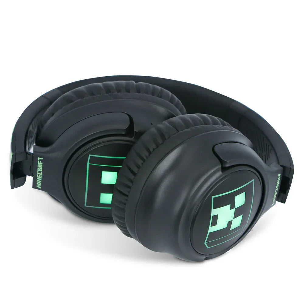 Minecraft wireless LED headphones Nerdscape