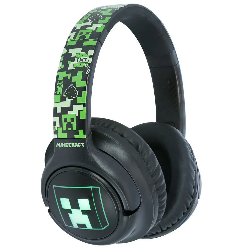 Minecraft wireless LED headphones Nerdscape