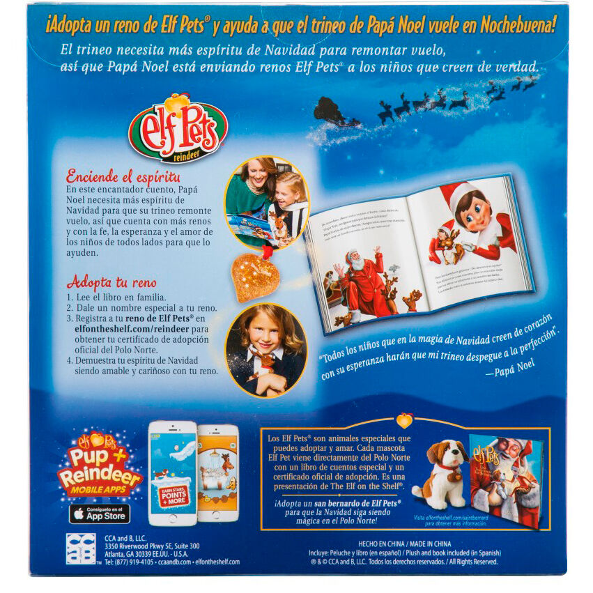 Spanish Elf Pets Story + plush toy Reindeer set Nerdscape