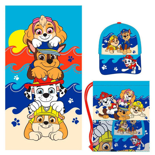 Paw Patrol set towel + bag + cap Nerdscape