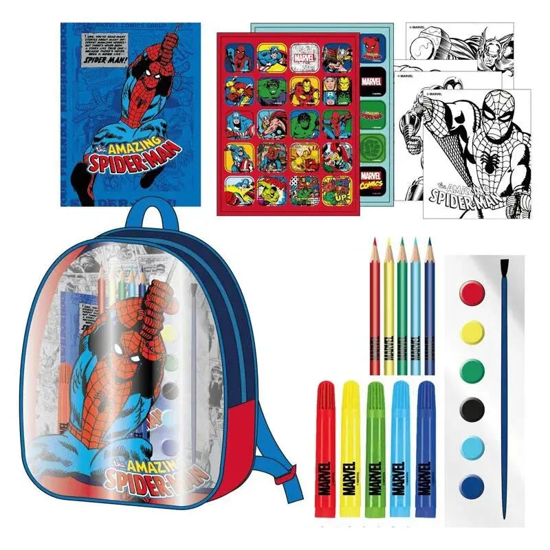 Marvel Avengers backpack stationery set Nerdscape