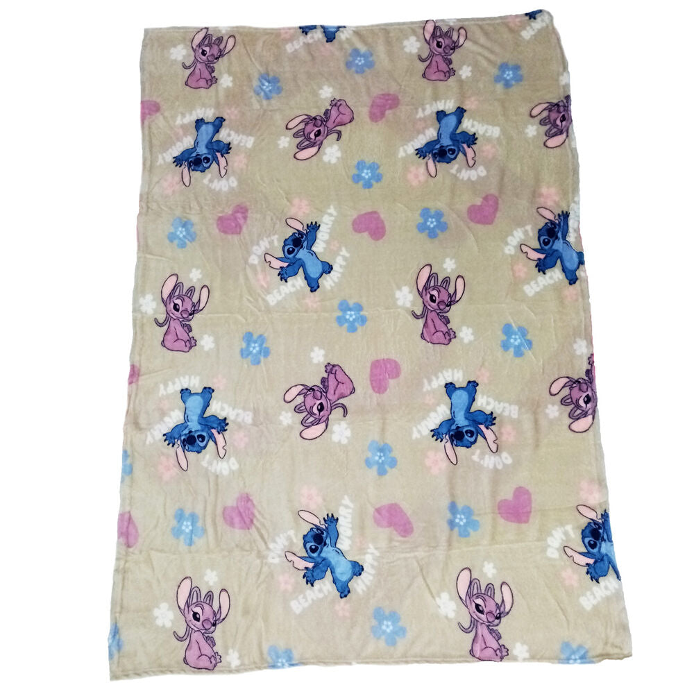 Disney Stitch coral blanket 110x150cm