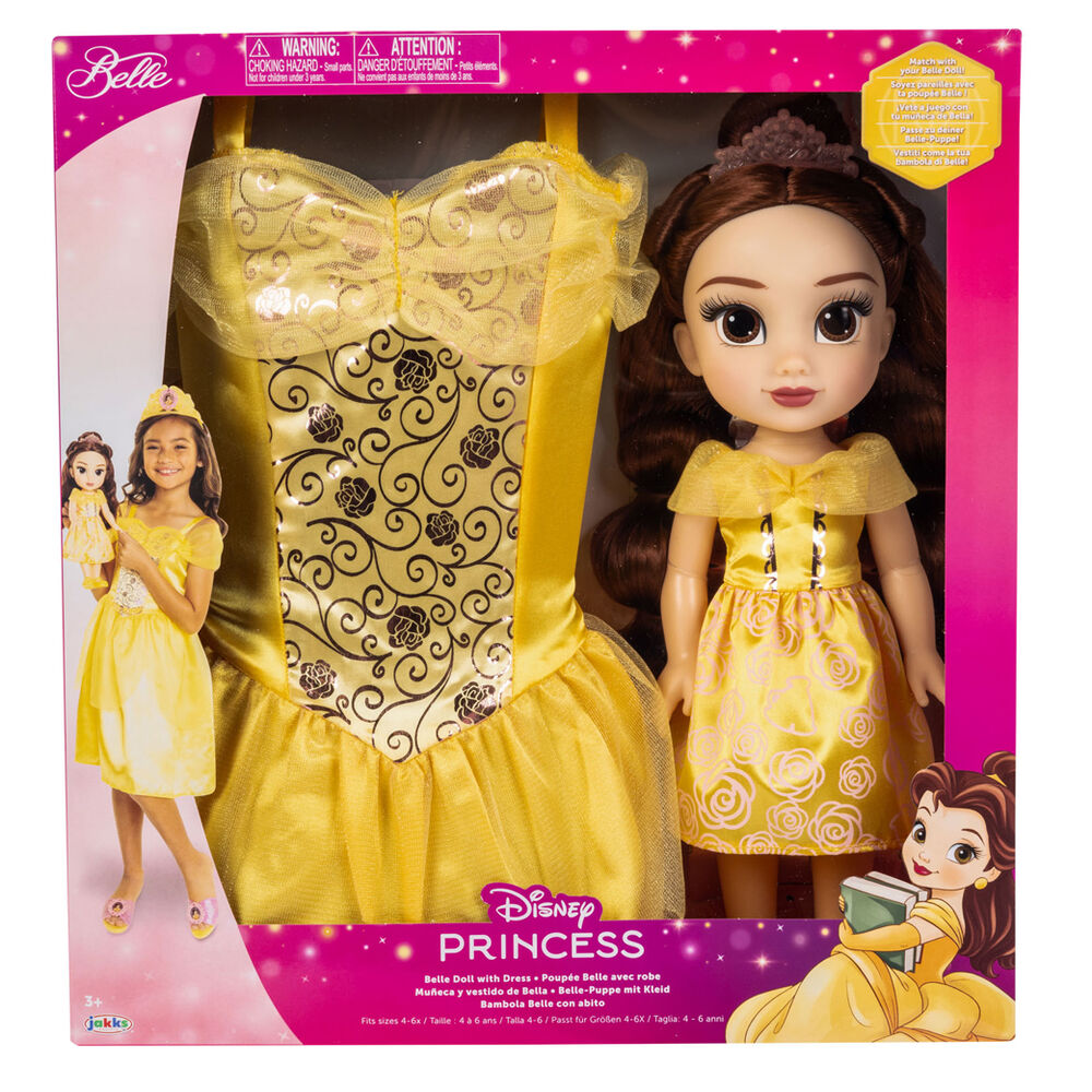 Disney Beauty and the Beast Belle doll + costume 38cm Nerdscape