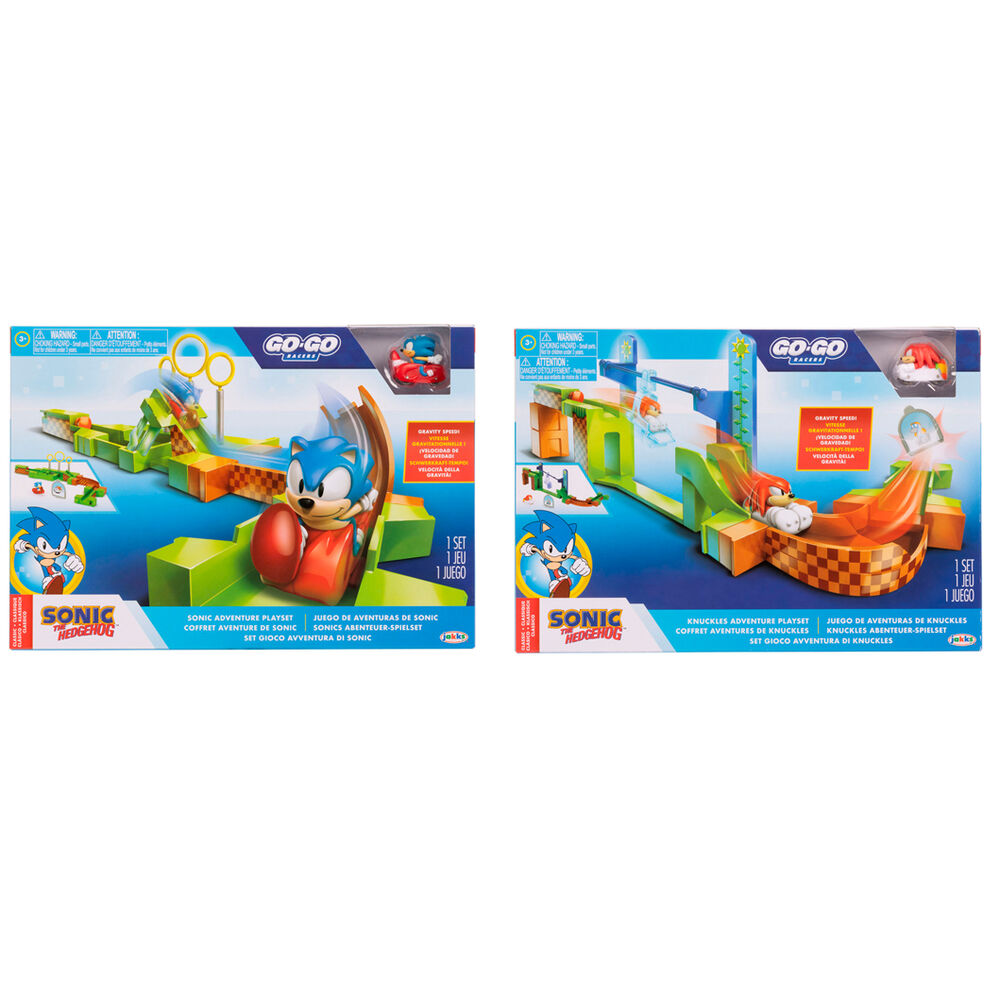 Sonic Go Go Racers Sonic & Knuckles Playset - Nerdscape Nerdscape