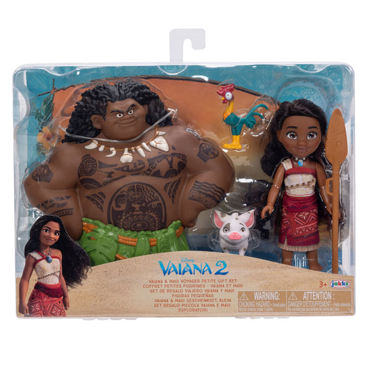 Disney Vaiana Moana 2 Poupée Blister Vaiana &amp; Maui 15 cm