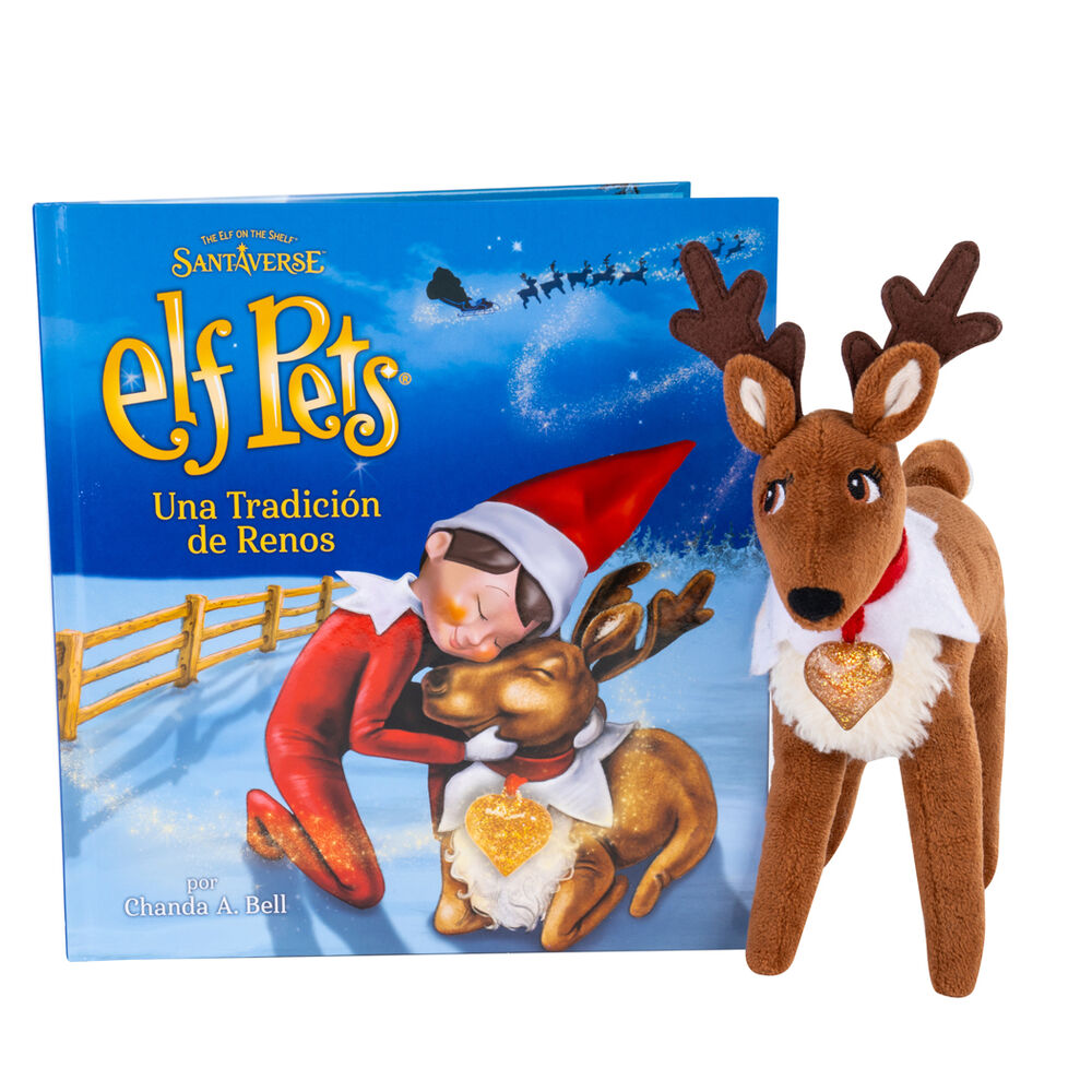 Spanish Elf Pets Story + plush toy Reindeer set Nerdscape