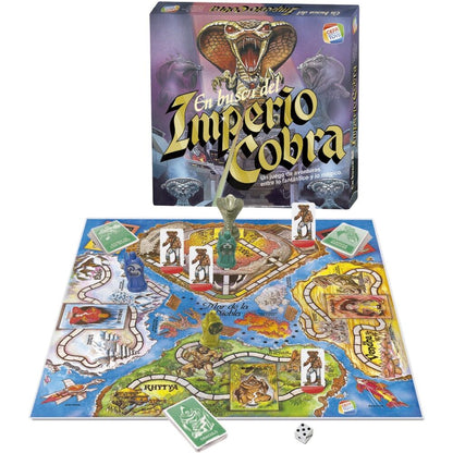 Spanish In Search of the Cobra Empire board game Nerdscape