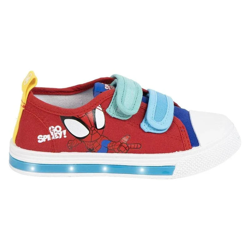 Marvel Spidey and His Amazing Friends lights canvas slipper Nerdscape